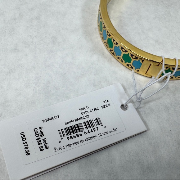 KATE SPADE Mint Condition Idiom Bangle Bracelet - WBRUE163 - Picture 7 of 8